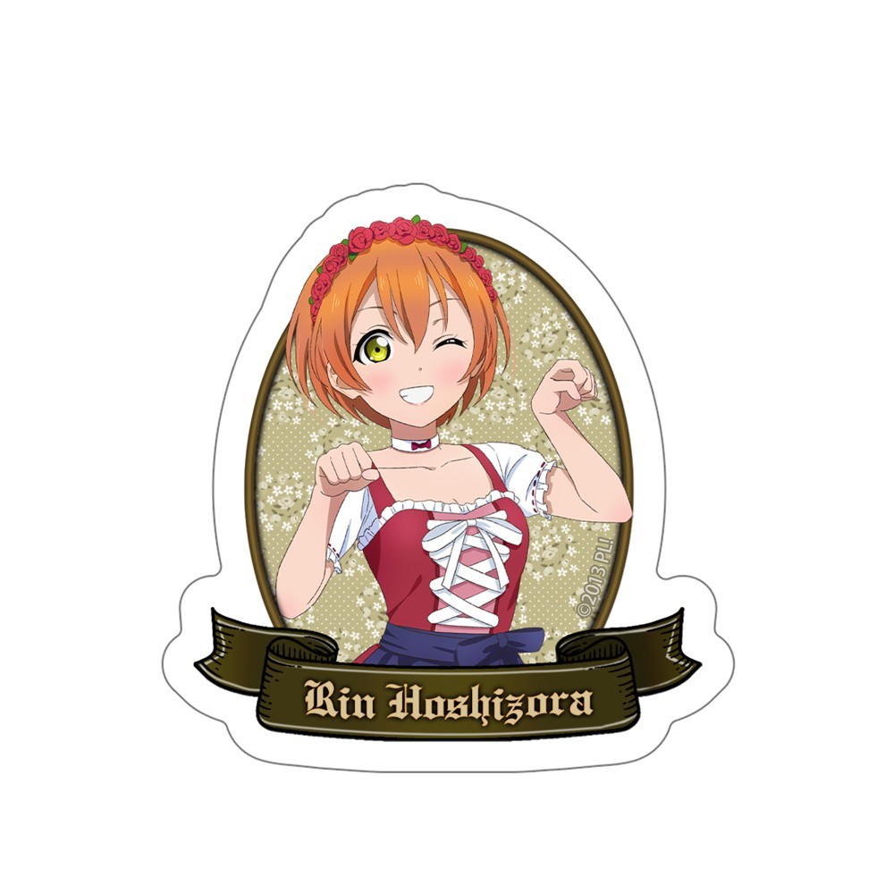 Cospa Love Live! Newly Drawn Rin Hoshizora Mini Sticker Set Dirndl Ver. รูปภาพ 3