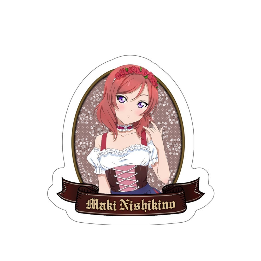 Cospa Love Live! Newly Drawn Maki Nishikino Mini Sticker Set Dirndl Ver. Bild 3