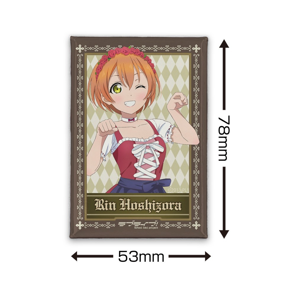 Cospa Love Live! Newly Drawn Rin Hoshizora Square Can Badge Dirndl Ver. (Anime Toy) hình ảnh 3