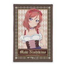 Cospa Love Live! Newly Drawn Maki Nishikino Square Can Badge Dirndl Ver. (Anime Toy)