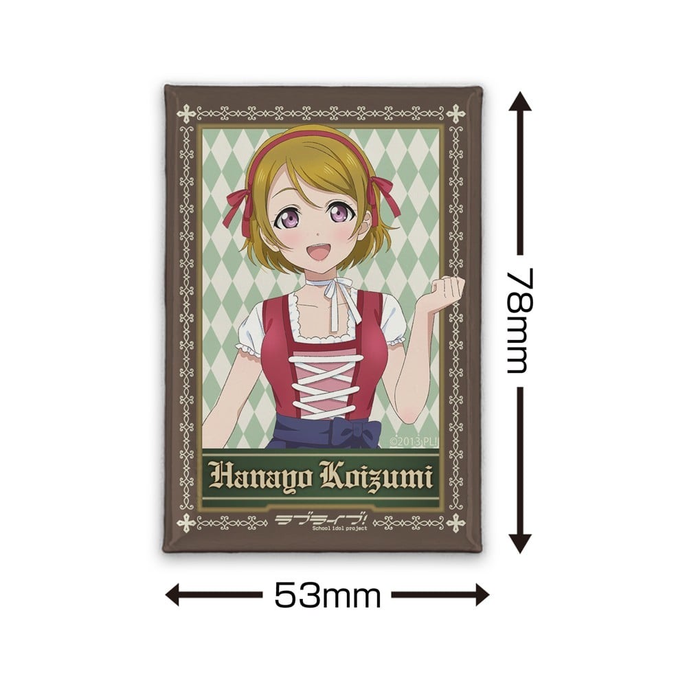 Cospa Love Live! Newly Drawn Hanayo Koizumi Square Can Badge Dirndl Ver. รูปภาพ 3