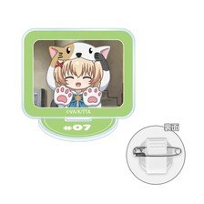 arma bianca Summer Pockets Tsumugi Wenders Yuru-koma Acrylic Stand Multi Badge ver.B รูปภาพ 1