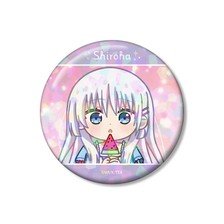 arma bianca Summer Pockets Shiroha Naruse Yuru-koma 75mm Hologram Can Badge ver.B รูปภาพ 1