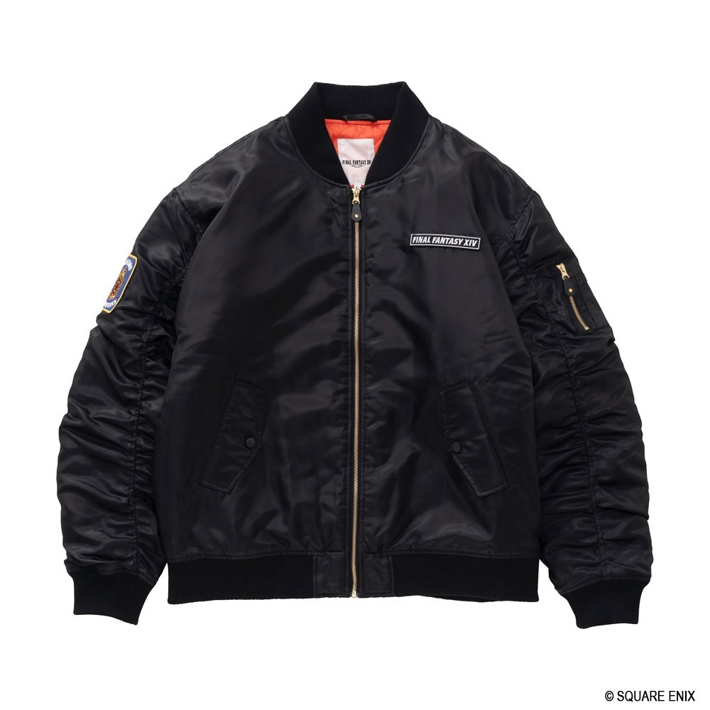 Square Enix FINAL FANTASY XIV Bomber Jacket - ALPHA SQUADRON M (Anime Toy) image 3