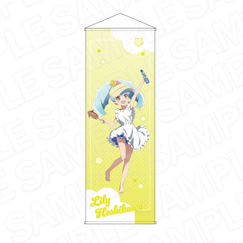 Contents Seed Zombie Land Saga: Yumeginga Paradise Extra Large Tapestry Lily Hoshikawa Tokonatsu Umi no Ie ver. รูปภาพ 2