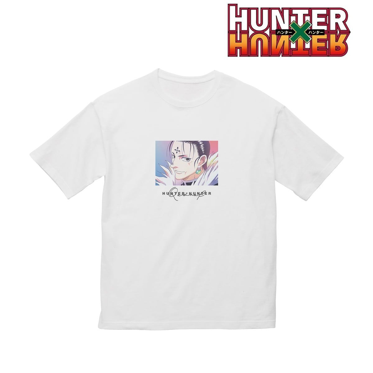 arma bianca Hunter x Hunter Chrollo Ani-Art clear label BIG Silhouette T-Shirt Unisex (Size /S) รูปภาพ 3