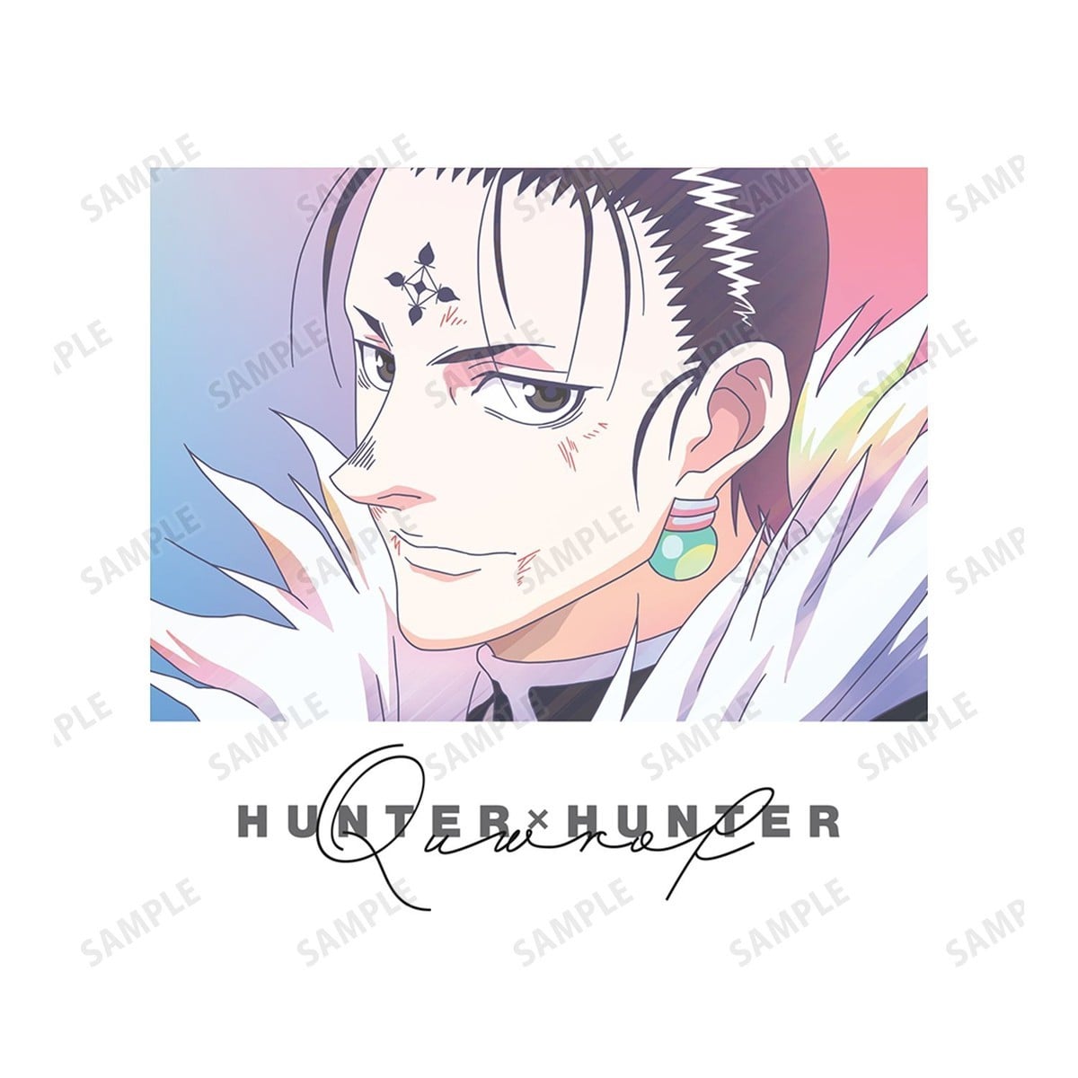 arma bianca Hunter x Hunter Chrollo Ani-Art clear label BIG Silhouette T-Shirt Unisex (Size /L) รูปภาพ 4