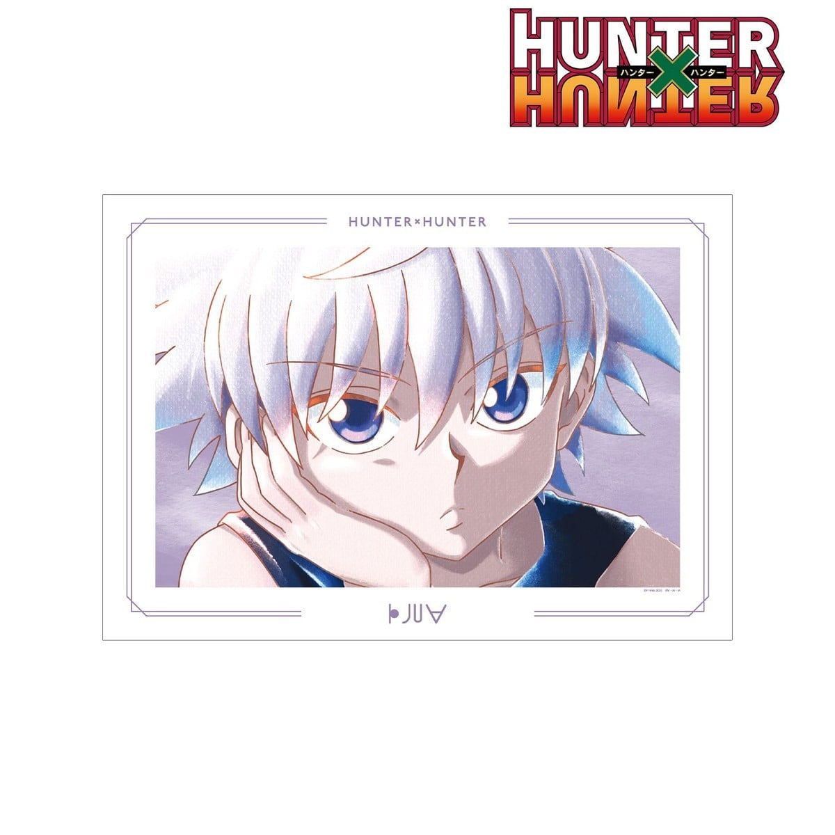 arma bianca Hunter x Hunter Killua Ani-Art aqua label Vol.2 A3 Matte Finish Poster รูปภาพ 3
