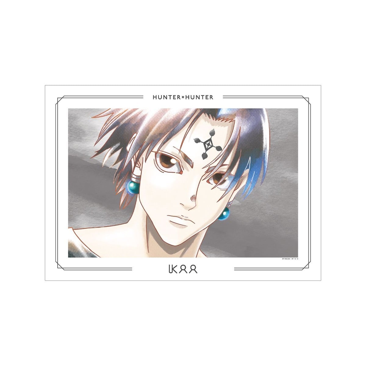 arma bianca Hunter x Hunter Chrollo Ani-Art aqua label Vol.2 A3 Matte Finish Poster รูปภาพ 2