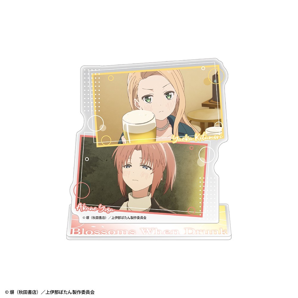 Creek & River [Botan Kamiina Fully Blossoms When Drunk] Acrylic Character Stand Yaeka Kitamori &amp; Akane Yusa รูปภาพ 2