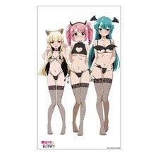 Forcus Gushing over Magical Girls Bed Sheet Tres Magia (Succubus ver) Bild 1