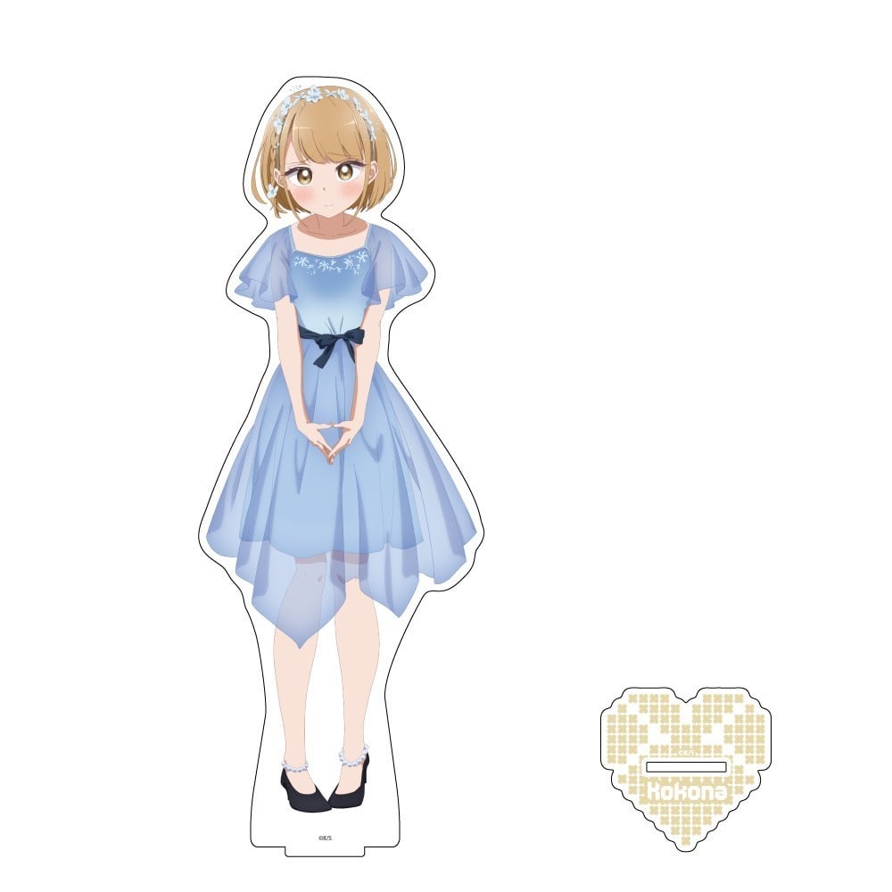 Forcus Marika`s Love Meter Malfunction BIG Acrylic Stand Kokona Mikasa รูปภาพ 2