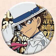 Detective Conan Metallic Can Badge vol.4 (Kaito Kid) (Anime Toy)