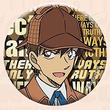 Detective Conan Metallic Can Badge vol.4 (Saguru Hakuba) (Anime Toy)