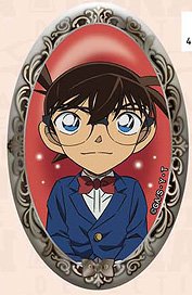 Detective Conan Oval Can Badge vol.2 (Conan Edogawa) Bild 1