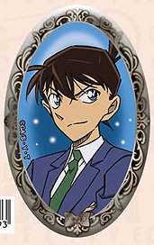 Detective Conan Oval Can Badge vol.2 (Shinichi Kudo) Bild 1
