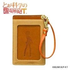H&amp;A A Certain Scientific Railgun T Leather Single Pass Case Mikoto Misaka