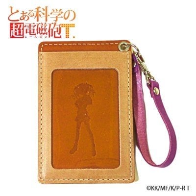 H&A A Certain Scientific Railgun T Leather Single Pass Case Kuroko Shirai รูปภาพ 2