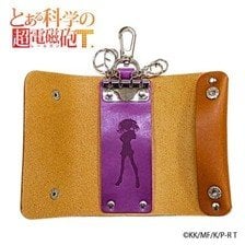 H&A A Certain Scientific Railgun T Leather Key protector Kuroko Shirai รูปภาพ 1