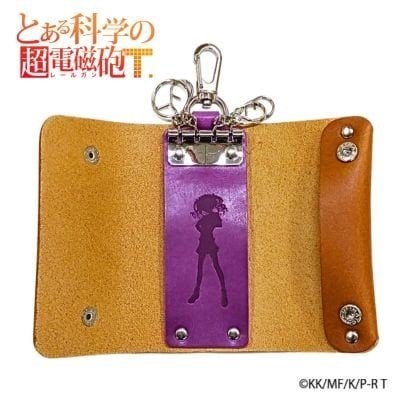 H&A A Certain Scientific Railgun T Leather Key protector Kuroko Shirai รูปภาพ 2