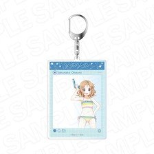 Contents Seed YuruYuri SNS-Style Acrylic Keychain Sakurako Ohmuro Swimsuit ver. รูปภาพ 1