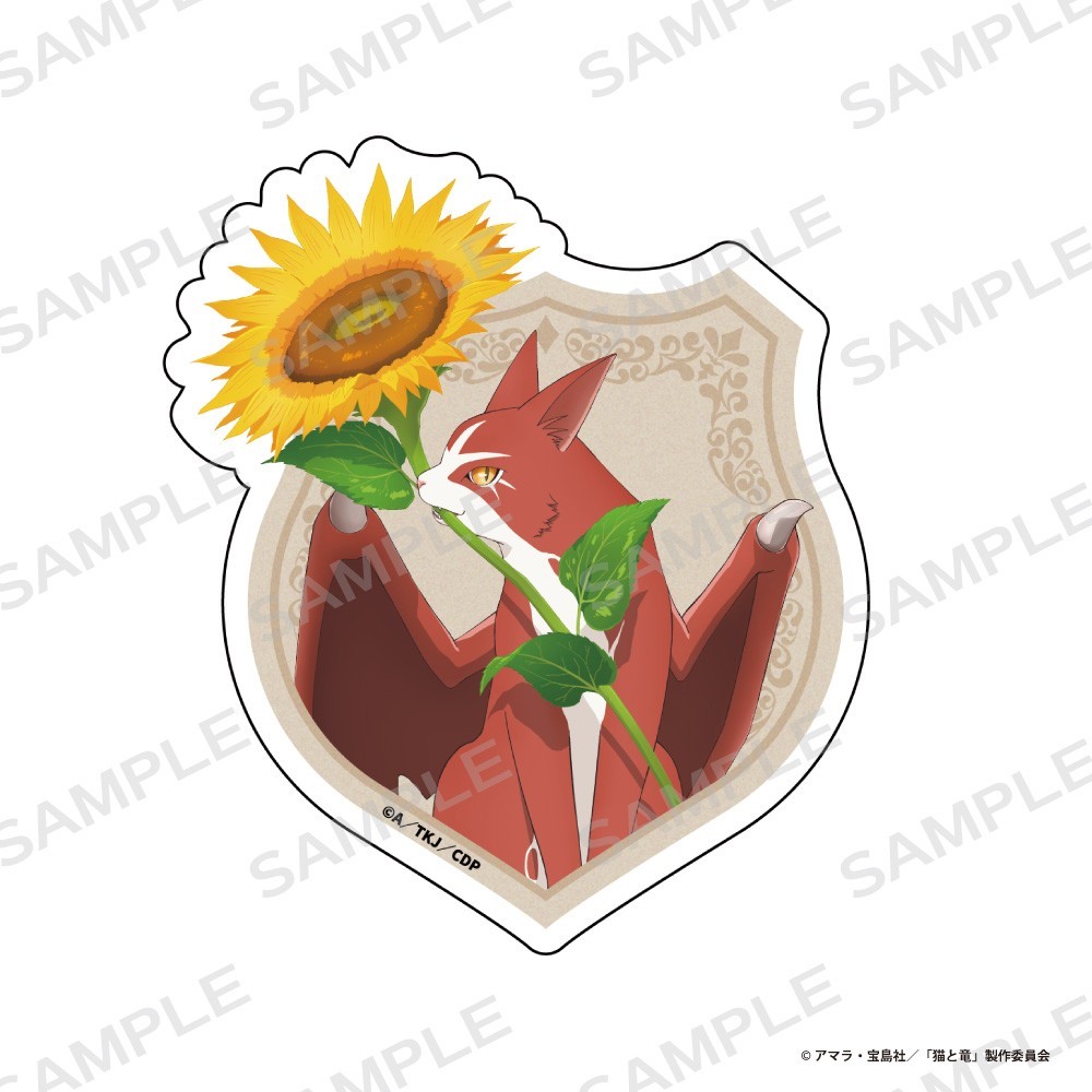 i-rights,LLC The Cat and the Dragon Die-Cut Sticker [Full-Size Nekoryu (Side)] Bild 2