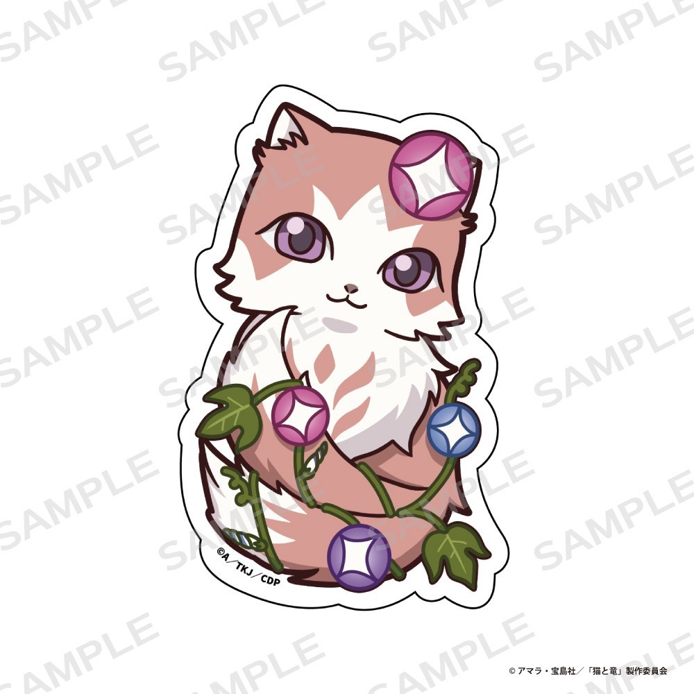 i-rights,LLC The Cat and the Dragon Die-Cut Sticker [Mini Character Mama-nyan] รูปภาพ 2