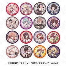 Tokyo Gets [Magical Girl Raising Project: restart] Trading Can Badge (Set of 16) Bild 1