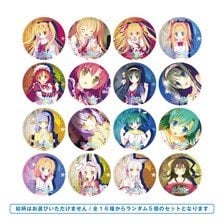 Favorite `Irotoridori No Sekai - The Colorful World` 15th ANNIVERSARY Trading Can Badge (Random Set of 5)
