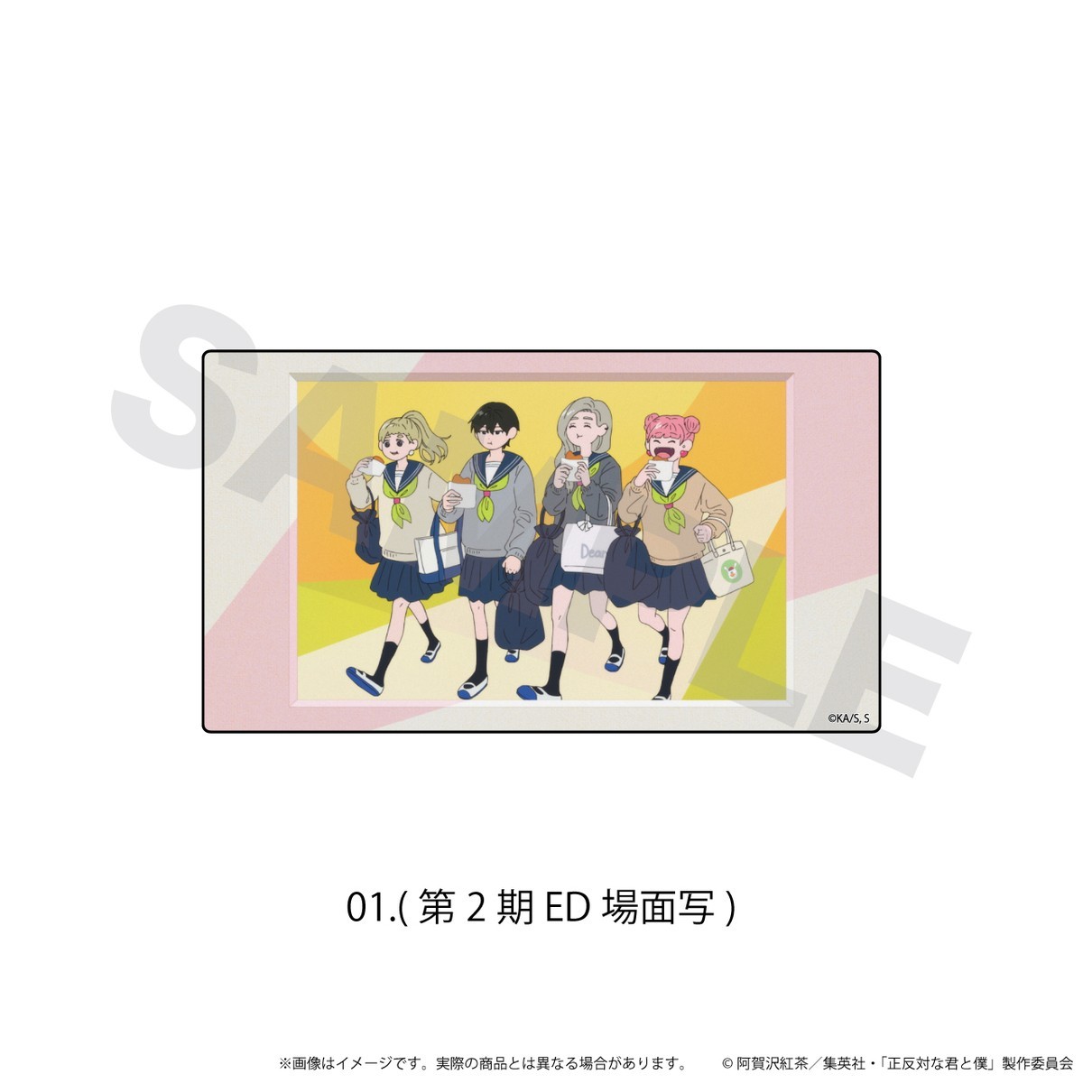 N&E Acrylic Sticker [You and I Are Polar Opposites] 01/(Season 2 ED Scene Picture) รูปภาพ 2
