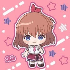 M`s Factory Ichijoma Mankitsu Gurashi! Cushion Cover Rie Amamiya Bild 1