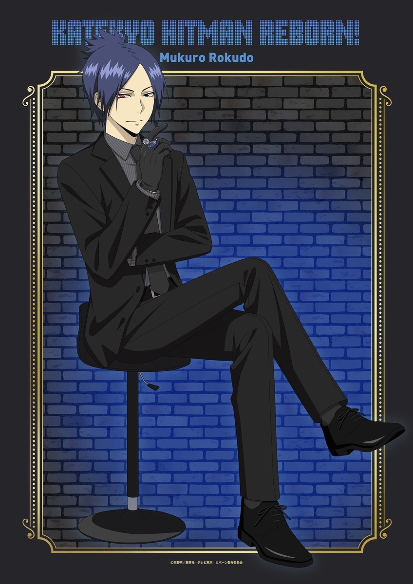 M`s Factory TV Anime [Katekyo Hitman Reborn!] [Newly Drawn] B1 Tapestry Mukuro Rokudo (Counter Chair) รูปภาพ 2