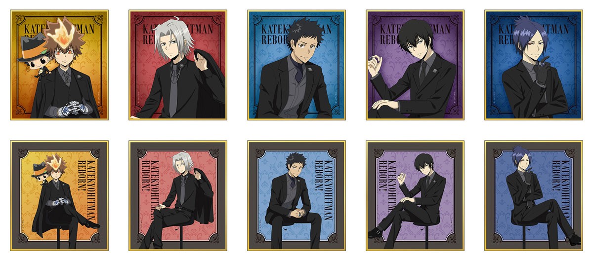M`s Factory TV Anime [Katekyo Hitman Reborn!] [Newly Drawn] Trading Shikishi Board Counter Chair (Set of 10) Bild 2
