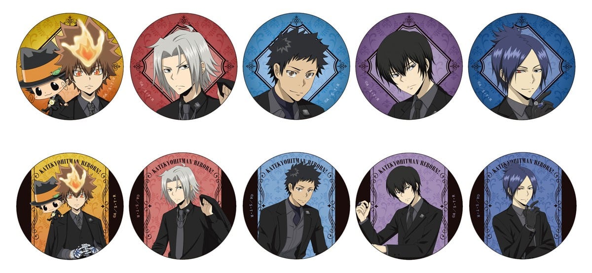 M`s Factory TV Anime [Katekyo Hitman Reborn!] [Newly Drawn] Trading Can Badge Counter Chair (Set of 10) รูปภาพ 2