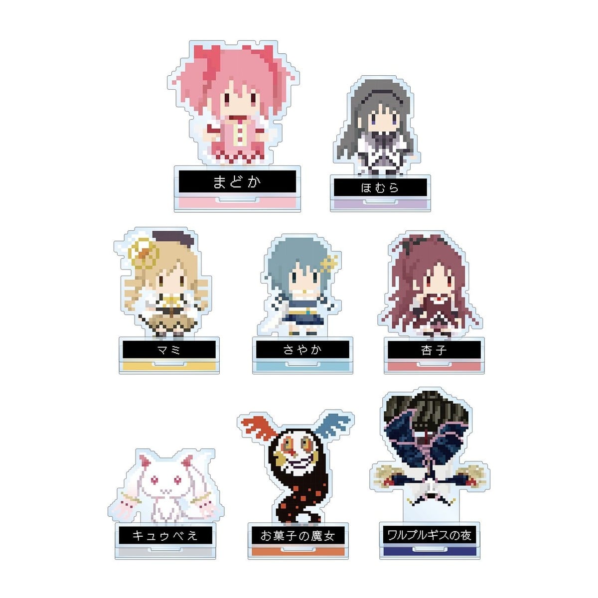 arma bianca Puella Magi Madoka Magica Trading Acrylic Stand (One Night Werewolf Collaboration Pixel Art ver.) (Set of 8) รูปภาพ 2