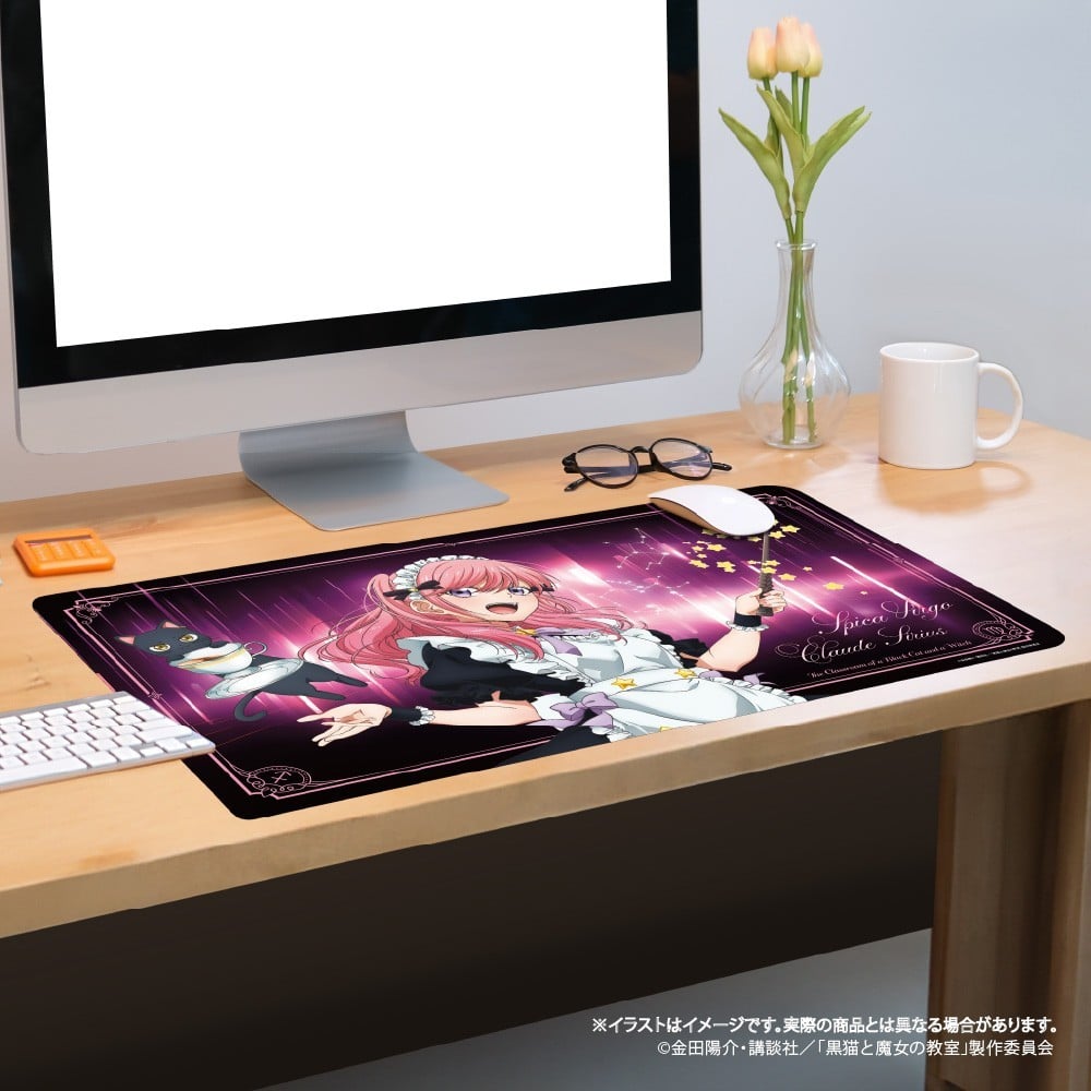 Paluc The Classroom of a Black Cat and a Witch Desk Mat Spica Virgo รูปภาพ 3