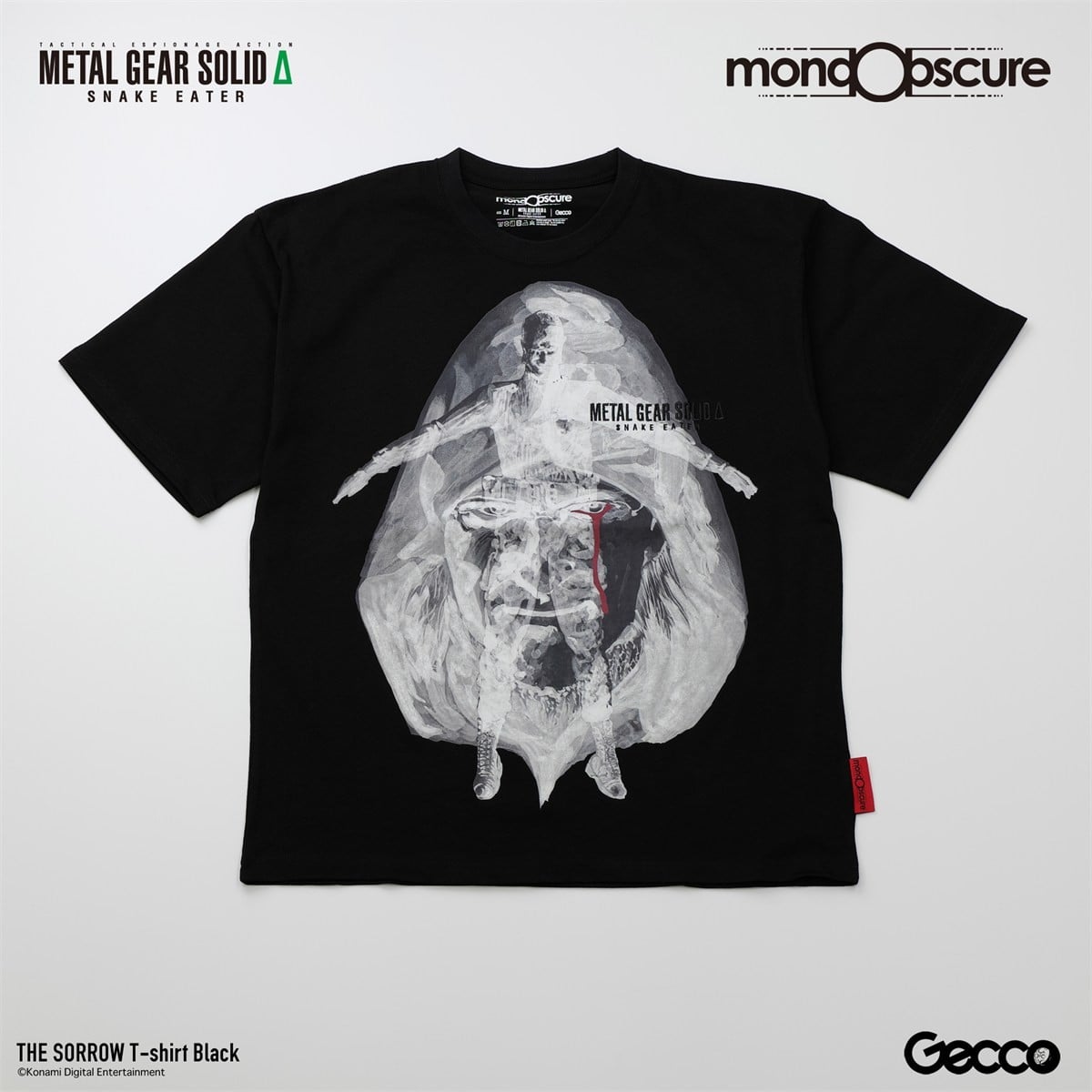 Gecco METAL GEAR SOLID delta: SNAKE EATER The Sorrow Big Silhouette T-shirt (Black) XL Bild 2