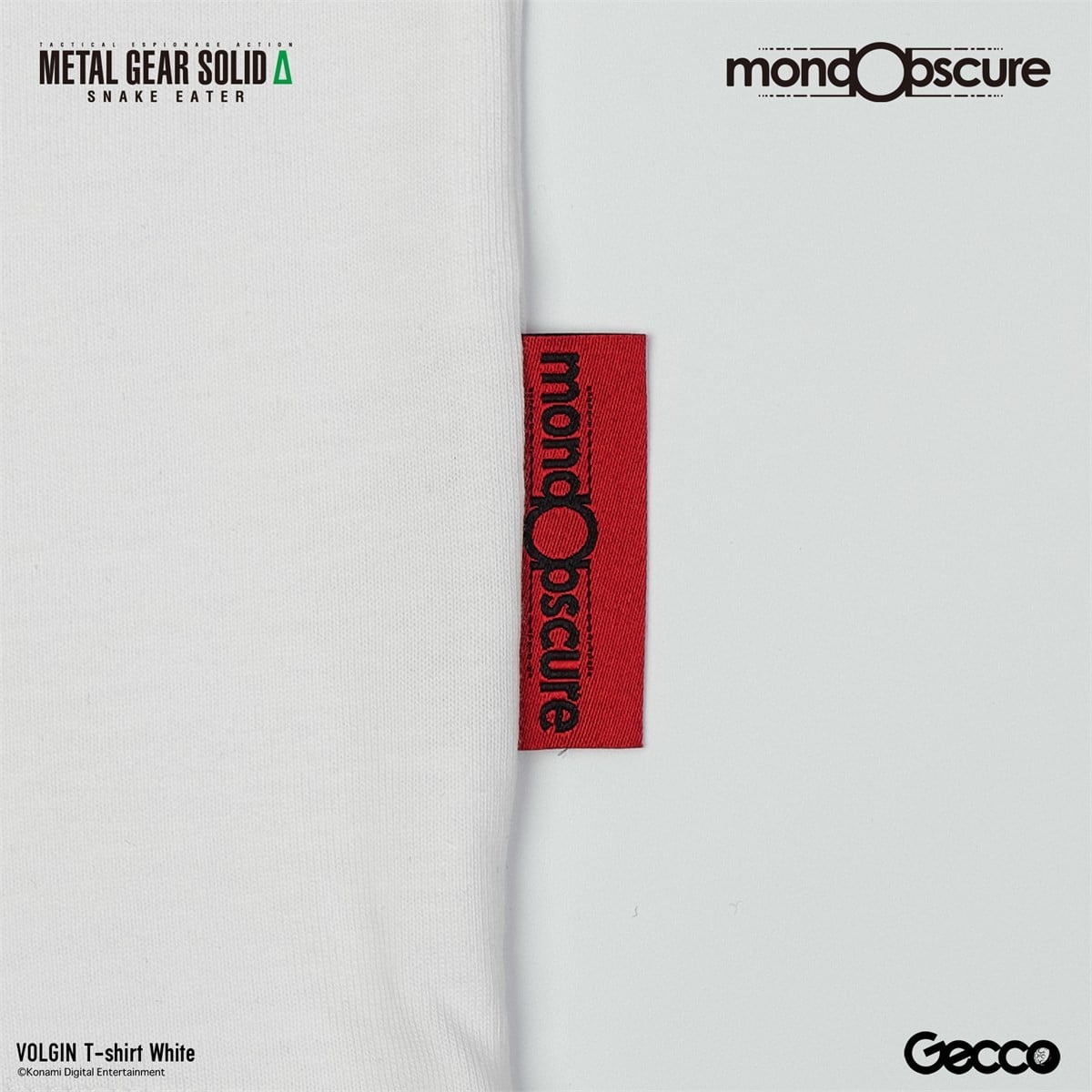 Gecco METAL GEAR SOLID delta: SNAKE EATER Volgin Big Silhouette T-shirt (White) L รูปภาพ 5