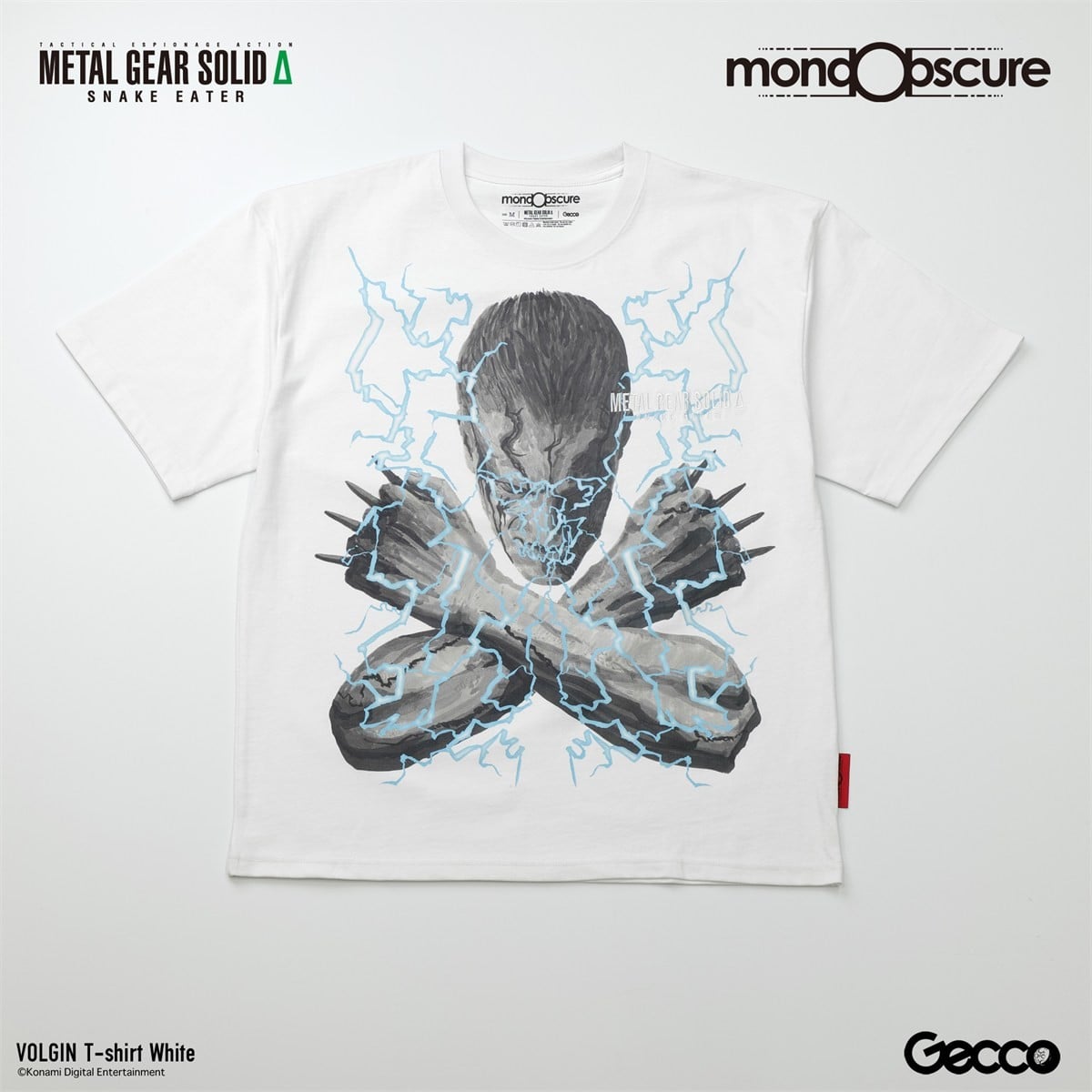 Gecco METAL GEAR SOLID delta: SNAKE EATER Volgin Big Silhouette T-shirt (White) XL รูปภาพ 2