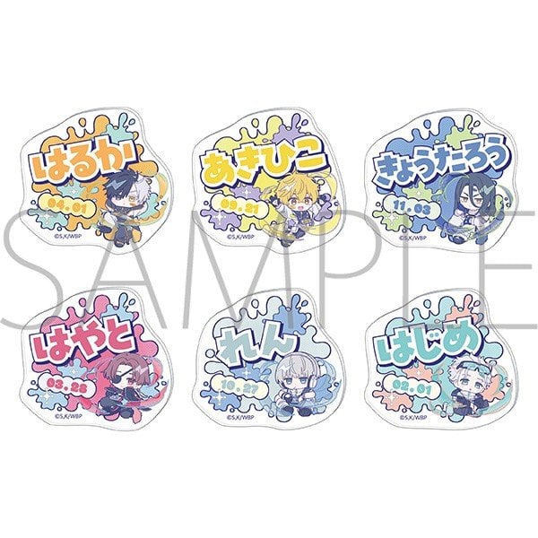 Movic Wind Breaker Name Badge Collection / Pastel Pop (Set of 6) Bild 2