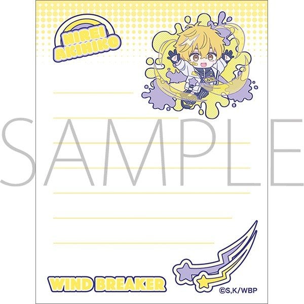 Movic Wind Breaker Book Type Memo / Akihiko Nirei Pastel Pop รูปภาพ 3