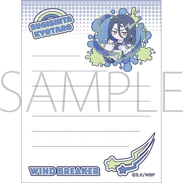 Movic Wind Breaker Book Type Memo / Kyotaro Sugishita Pastel Pop รูปภาพ 3