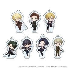 N&amp;E Acrylic Keychain TV Anime `Moriarty the Patriot` 01/Trading (7 Types in Total) (Kokobato ver.) (Set of 7)