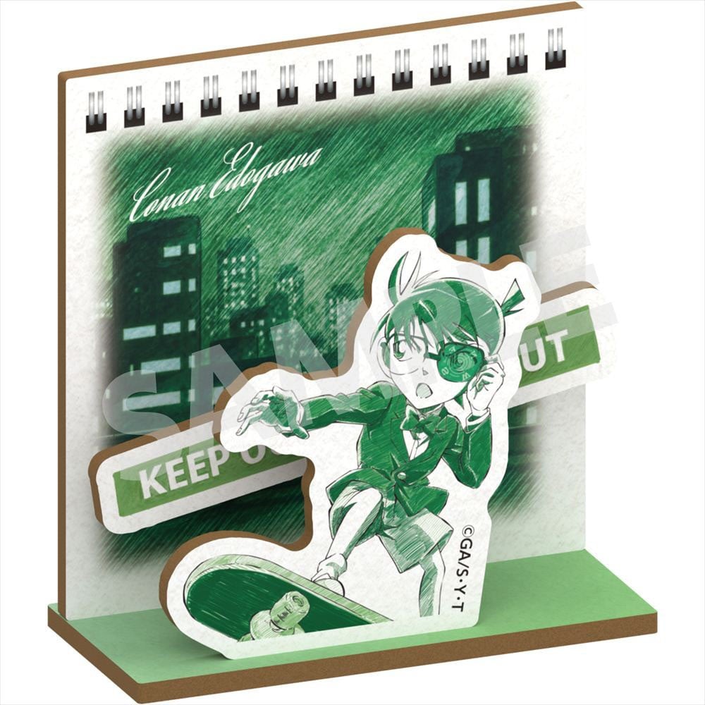 Zeroji-akuto Detective Conan Pencil Art Wooden Diorama Collection Conan Edogawa รูปภาพ 2