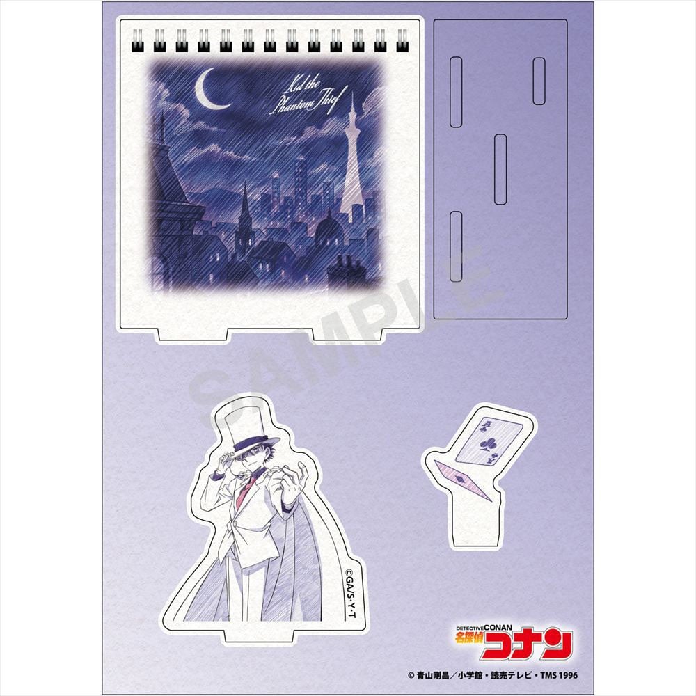 Zeroji-akuto Detective Conan Pencil Art Wooden Diorama Collection Kid the Phantom Thief รูปภาพ 3