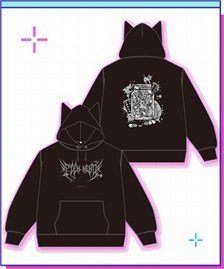 Why so Serious? NEEDY STREAMER OVERLOAD Pien Cat Hoodie (Nocturnal ver.)