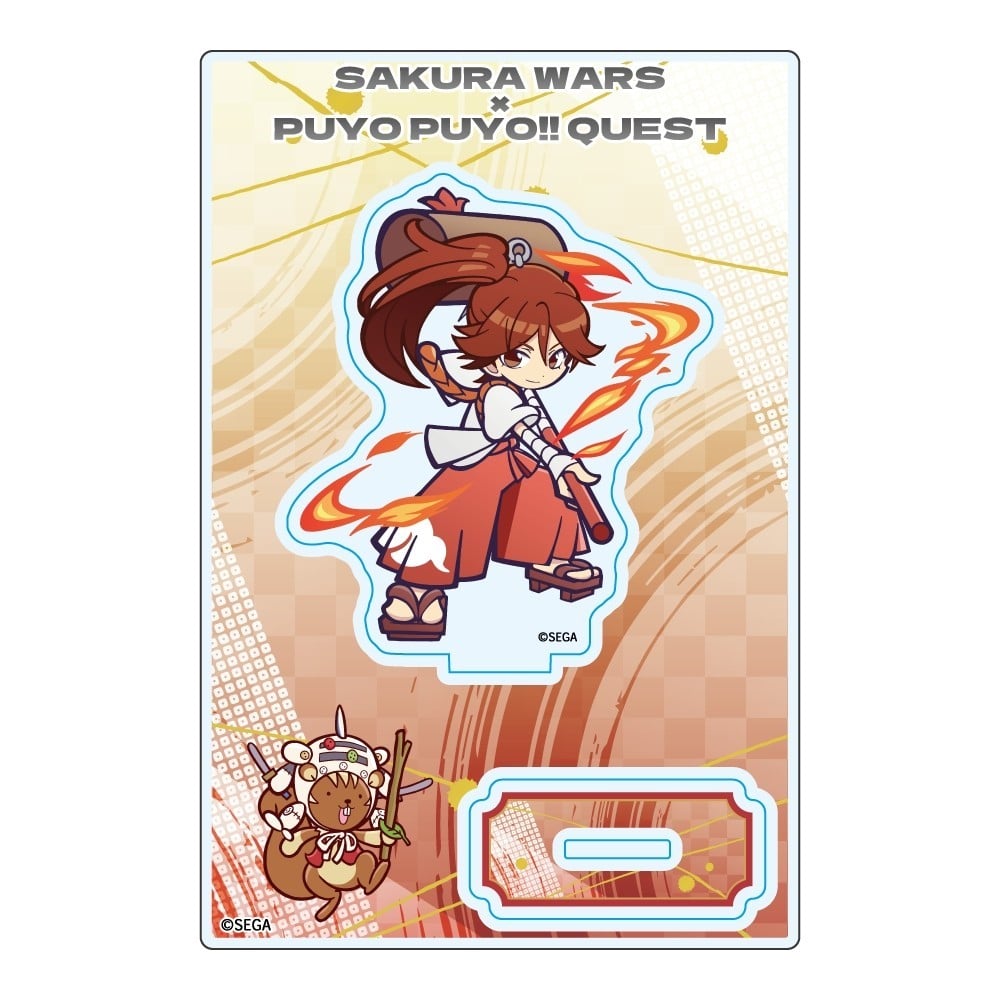Midoccoly BEYOND(Midobiyo!) Puyo Puyo Acrylic Stand Hatsuho Shinonome Sakura Wars Collaboration Illustration by Puyo Puyo!! Quest Bild 2