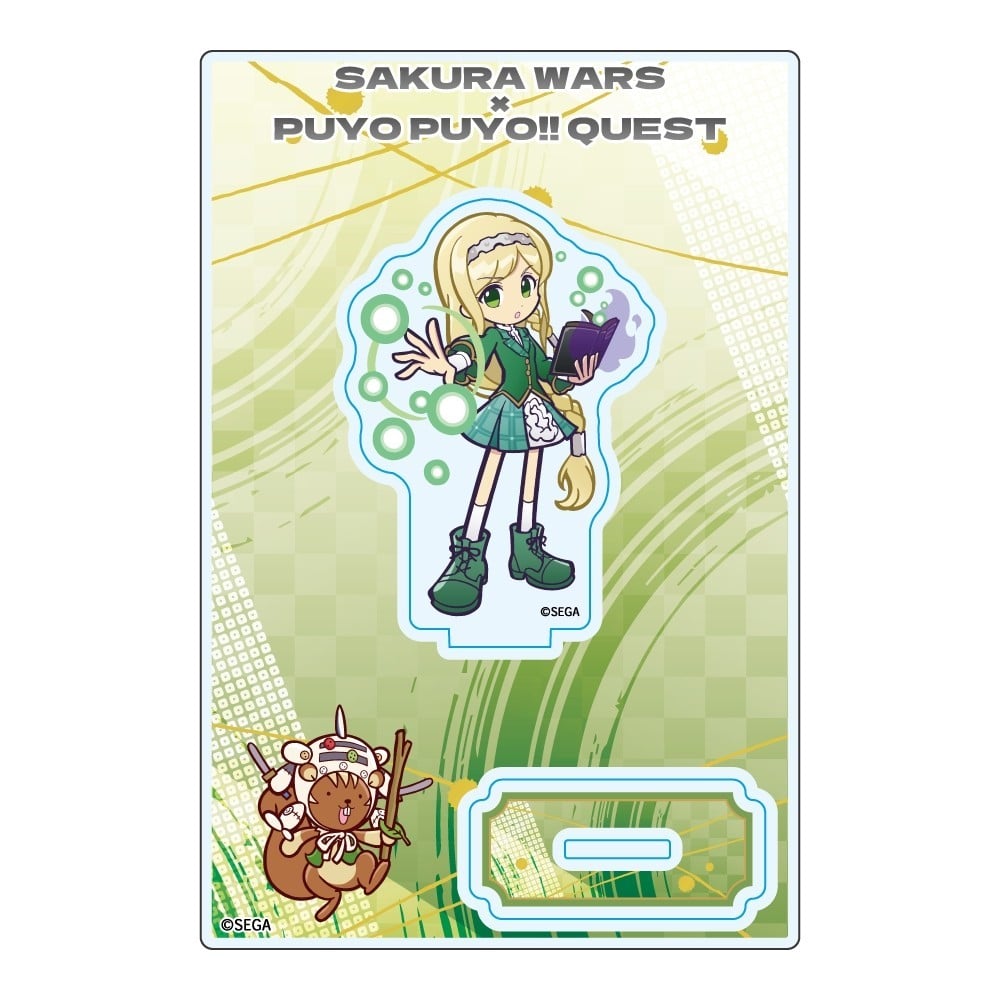 Midoccoly BEYOND(Midobiyo!) Puyo Puyo Acrylic Stand Claris Sakura Wars Collaboration Illustration by Puyo Puyo!! Quest Bild 2