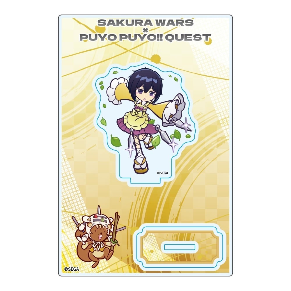 Midoccoly BEYOND(Midobiyo!) Puyo Puyo Acrylic Stand Azami Mochizuki Sakura Wars Collaboration Illustration by Puyo Puyo!! Quest รูปภาพ 2