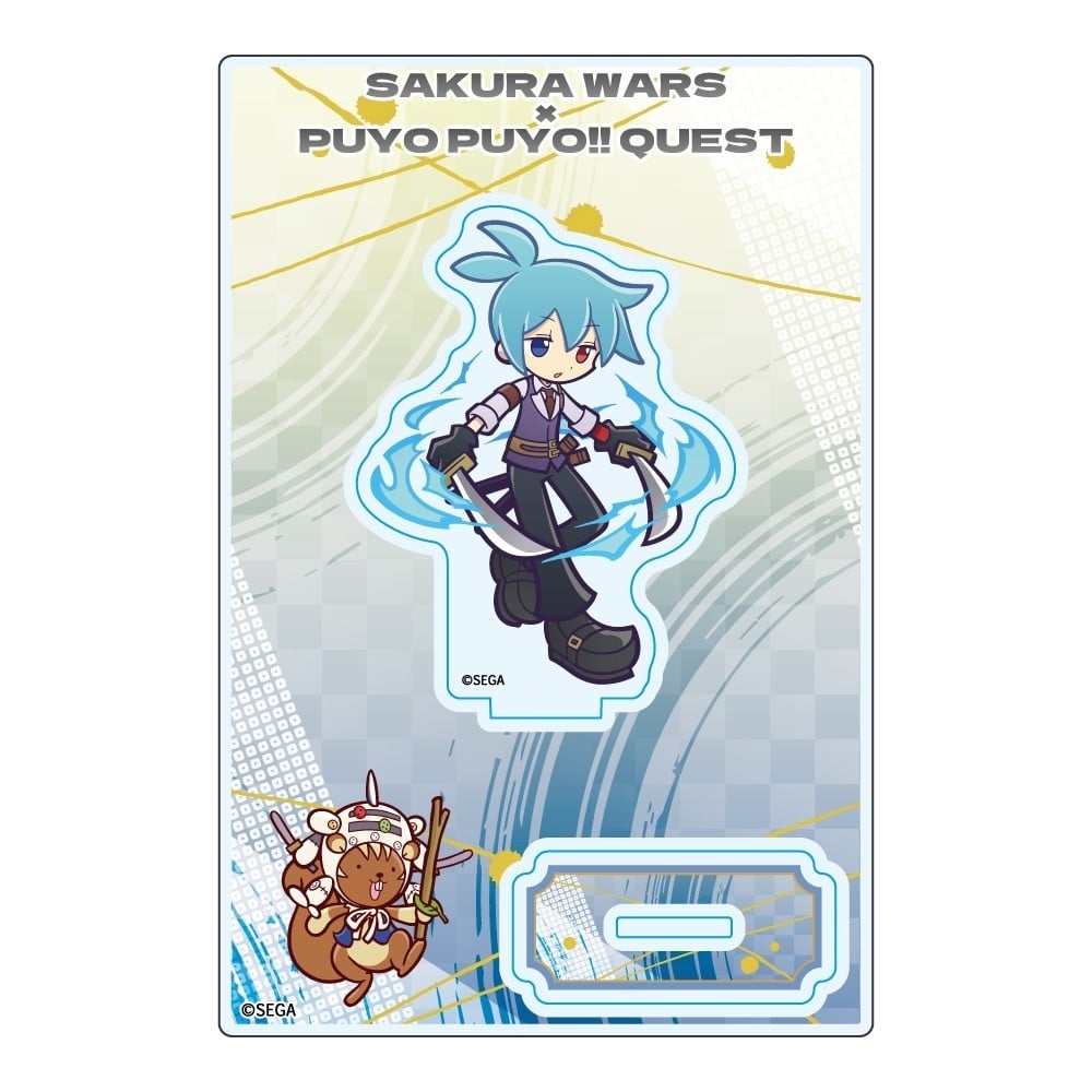 Midoccoly BEYOND(Midobiyo!) Puyo Puyo Acrylic Stand Sig ver. Seijuro Kamiyama Sakura Wars Collaboration Illustration by Puyo Puyo!! Quest รูปภาพ 2